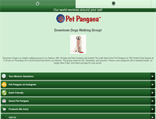 Tablet Screenshot of petpangaea.com